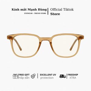 Gọng kính mát(râm) – form vuông nhẹ, tròng chống chói chống nắng UV, phong cách hàn quốc, thời trang nam nư